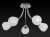 Потолочная люстра TopLight Fay TL3660X-05CH Потолочная люстра TopLight Fay TL3660X-05CH