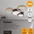 Потолочная люстра Lumion Norbert 5255/64CL Потолочная люстра Lumion Norbert 5255/64CL