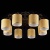 Потолочная люстра Freya Timone FR5100-CL-08-BR Потолочная люстра Freya Timone FR5100-CL-08-BR