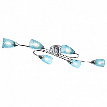 Потолочная люстра Freya Flash FR5104-CL-06-BL