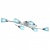 Потолочная люстра Freya Flash FR5104-CL-06-BL Потолочная люстра Freya Flash FR5104-CL-06-BL