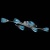 Потолочная люстра Freya Flash FR5104-CL-06-BL Потолочная люстра Freya Flash FR5104-CL-06-BL
