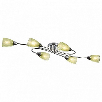 Потолочная люстра Freya Flash FR5104-CL-06-GN