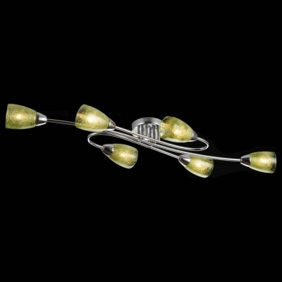 Потолочная люстра Freya Flash FR5104-CL-06-GN