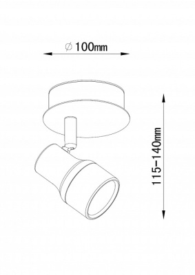 Спот Lucide Sirene-Led 17948/05/31
