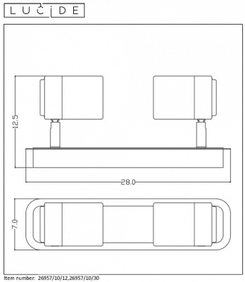 Спот Lucide Lennert 26957/10/30
