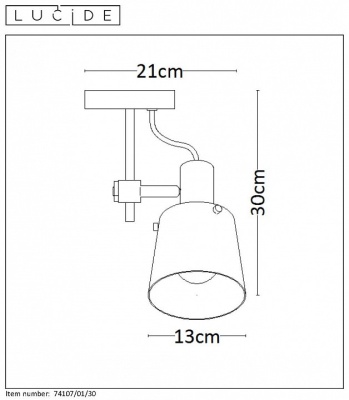 Спот Lucide Quinny 74107/01/30