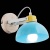 Бра Ideal Lux Titti TITTI AP1 AZZURRO Бра Ideal Lux Titti TITTI AP1 AZZURRO