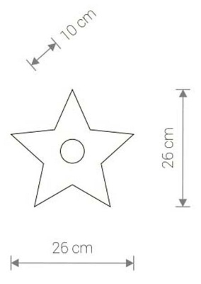 Накладной светильник Nowodvorski Toy-star 9376