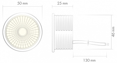 Модуль светодиодный Denkirs Slim LED DK3000-8W dim