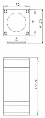 Накладной светильник Deko-Light Square 341750