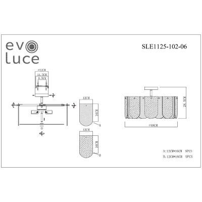 Светильник на штанге EVOLUCE Erzo SLE1125-102-06