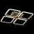 Потолочная люстра EVOLED Qutro SLE200472-04RGB