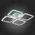 Потолочная люстра EVOLED Qutro SLE200412-04RGB Потолочная люстра EVOLED Qutro SLE200412-04RGB