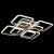 Потолочная люстра EVOLED Qutro SLE200472-08RGB Потолочная люстра EVOLED Qutro SLE200472-08RGB
