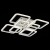 Потолочная люстра EVOLED Qutro SLE200412-08 Потолочная люстра EVOLED Qutro SLE200412-08