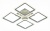 Потолочная люстра EVOLED Qutro SLE200492-04 Потолочная люстра EVOLED Qutro SLE200492-04