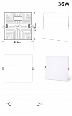 Встраиваемый светильник Zortes CLOUD ZRS.57794.36