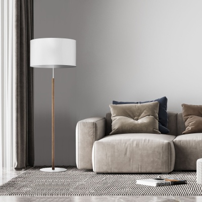Торшер с абажуром TK Lighting 5216 Deva White