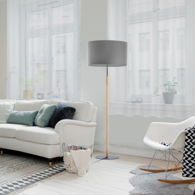 Торшер с абажуром TK Lighting 5218 Deva Graphite