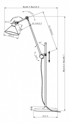 Торшер Lightstar Loft 765714