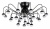 Потолочная люстра Arte Lamp Dexter A3619PL-24BK
