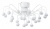 Потолочная люстра Arte Lamp Dexter A3619PL-24WH Потолочная люстра Arte Lamp Dexter A3619PL-24WH