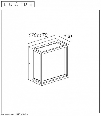 Накладной светильник Lucide Singa Led 15801/10/30