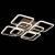 Потолочная люстра EVOLED Qutro SLE200472-08 Потолочная люстра EVOLED Qutro SLE200472-08
