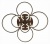 Потолочная люстра EVOLED Leto SLE200372-08 Потолочная люстра EVOLED Leto SLE200372-08