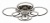 Потолочная люстра EVOLED Cerina SLE500582-08RGB