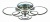 Потолочная люстра EVOLED Cerina SLE500582-08RGB