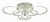 Потолочная люстра EVOLED Cerina SLE500592-08 Потолочная люстра EVOLED Cerina SLE500592-08