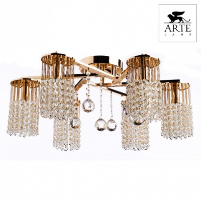 Потолочная люстра Arte Lamp Cascata A3028PL-6GO