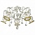 Потолочная люстра Odeon Light Timora 2883/5C