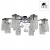 Потолочная люстра Arte Lamp Cascata A3028PL-8CC