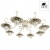 Потолочная люстра Arte Lamp Lanterna A4579PL-8WG Потолочная люстра Arte Lamp Lanterna A4579PL-8WG