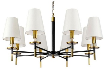 Подвесная люстра Arte Lamp Riccardo A4075LM-8BK