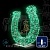 Светодиодная гирлянда Rich LED 10 м, 100 LED, 220 В, соединяемая, влагозащитный колпачок, зеленая, прозрачный провод,