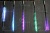 Светодиодные тающие сосульки Rich LED, витая форма, комплект 10 шт. по 50 см, RGB, 12 B, соединяемый.