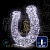 Светодиодная гирлянда Rich LED 10 м, 100 LED, 220 В, соединяемая, белый резиновый провод, белая