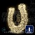 Светодиодная гирлянда Rich LED 10 м, 100 LED, 220 В, соединяемая, белый резиновый провод, теплая белая