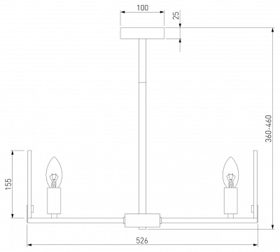 Люстра Eurosvet Marble 60158/5 латунь