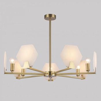 Люстра Eurosvet Marble 60158/7 латунь