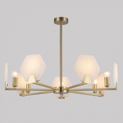 Люстра Eurosvet Marble 60158/7 латунь