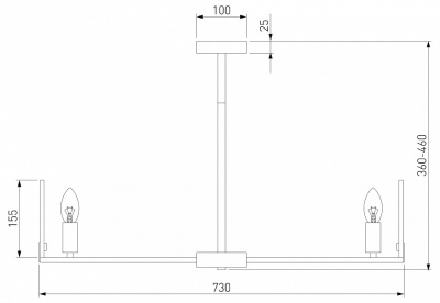 Люстра Eurosvet Marble 60158/7 латунь