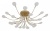 Потолочная люстра F-promo Skein 4197-28C Потолочная люстра F-promo Skein 4197-28C