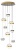 Подвесная люстра Odeon Light Roni 5037/84L Подвесная люстра Odeon Light Roni 5037/84L