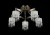 Потолочная люстра Freya Tasmania FR5475CL-05CH Потолочная люстра Freya Tasmania FR5475CL-05CH