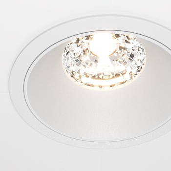 Модульный встраиваемый светодиодный светильник диммируемый Maytoni Alfa LED DL043-01-15W3K-D-RD-W